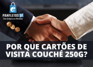 Cartões de visita Couche 250g