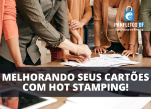 Hot Stamping nos cartões de visita!