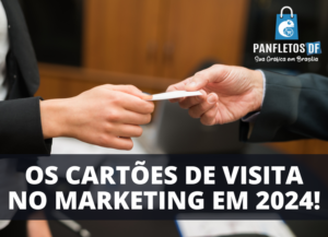 Cartões de Visita no Marketing!