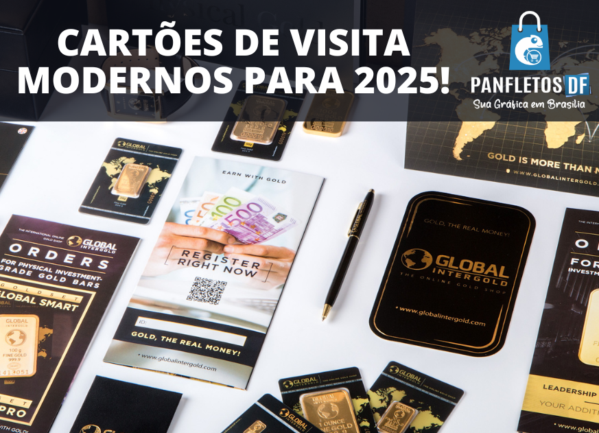 Cartões de Visita Modernos Tendências 2025!