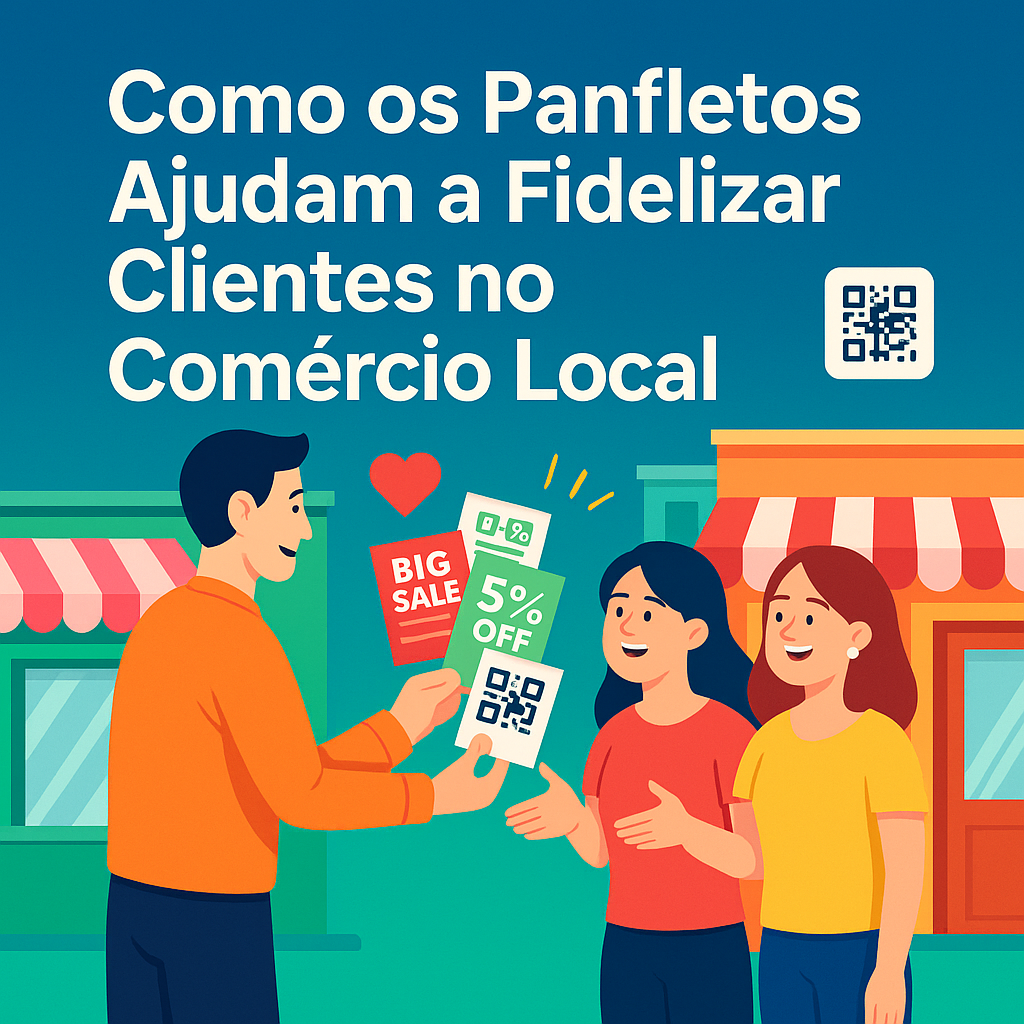 Como os panfletos ajudam a fidelizar clientes no comércio local