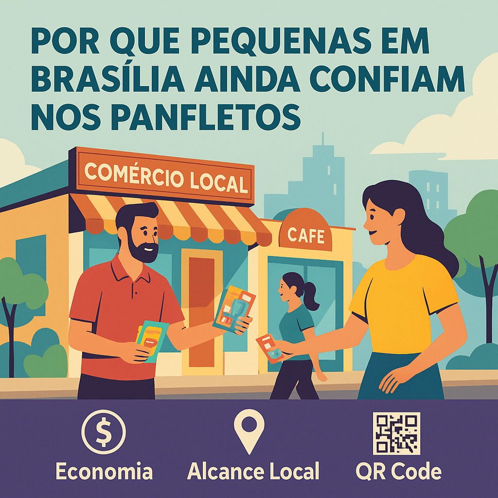 Por que pequenas empresas em Brasília ainda confiam nos panfletos para divulgar seus serviços