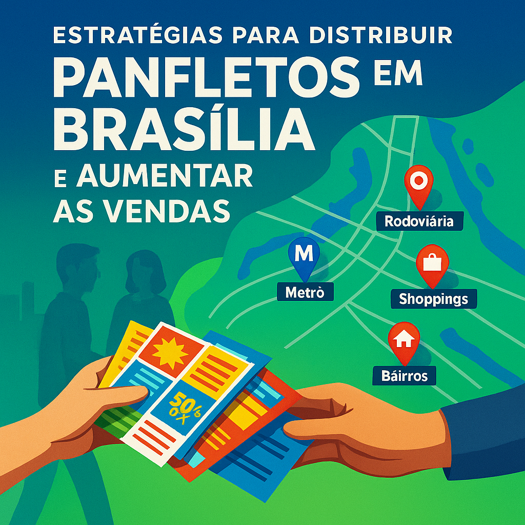 Estratégias para distribuir panfletos em Brasília e aumentar as vendas