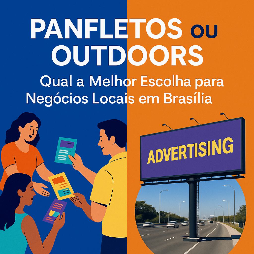 Panfletos ou outdoors: qual a melhor escolha para negócios locais em Brasília?