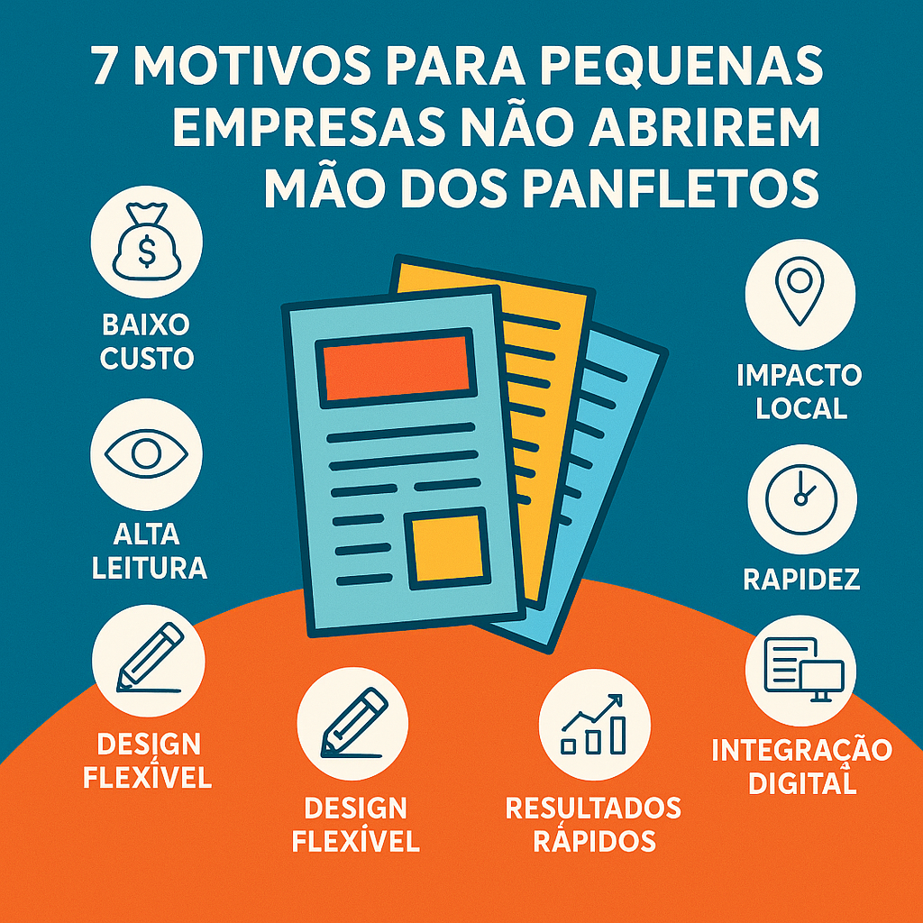 motivos para pequenas empresas não abrirem mão dos panfletos