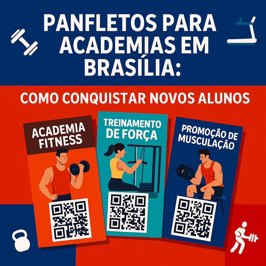 Panfletos para academias em Brasília: como conquistar novos alunos