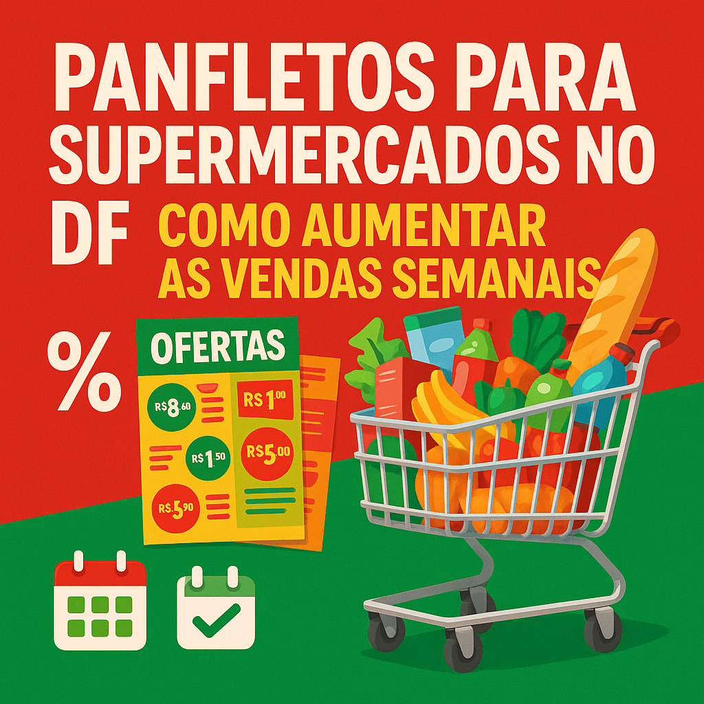 Panfletos para supermercados no DF: como aumentar as vendas semanais