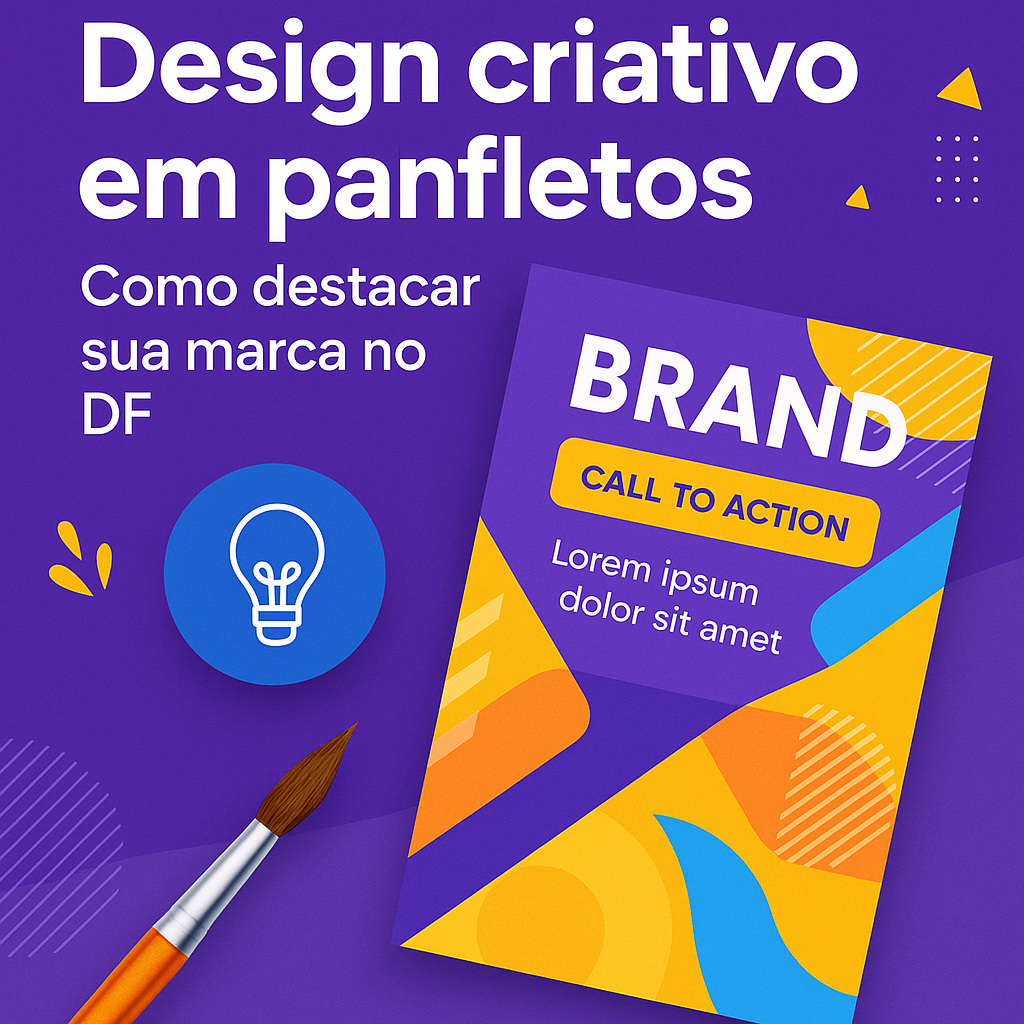 Design criativo em panfletos: como destacar sua marca no DF