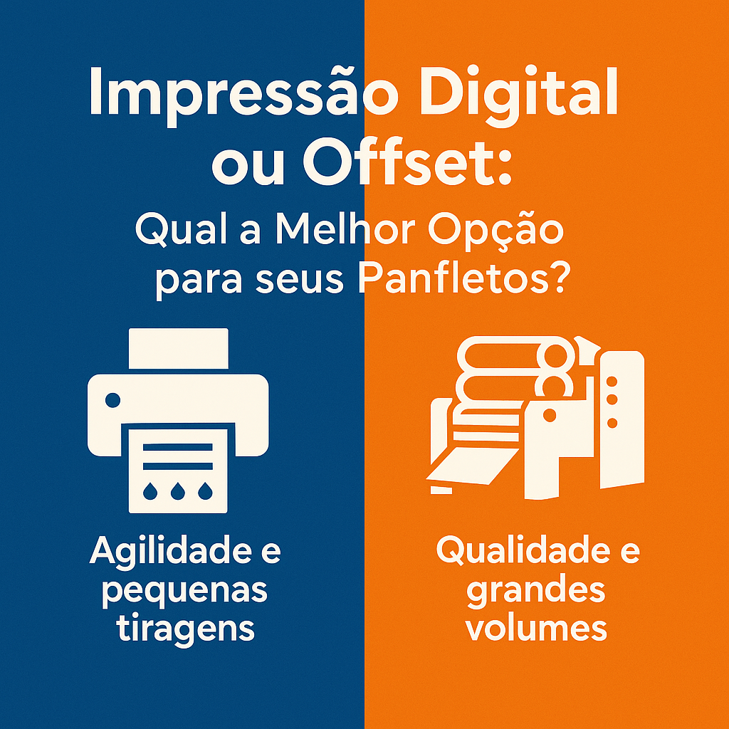 Leia mais sobre o artigo Impressão digital ou offset: qual a melhor opção para seus panfletos?