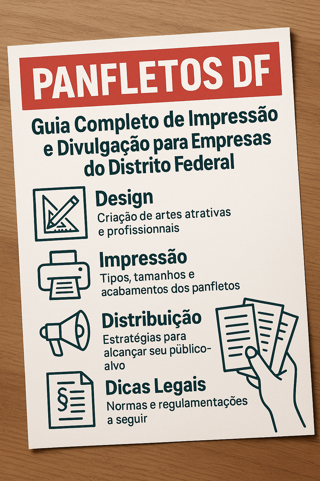 Leia mais sobre o artigo 📰  Panfletos DF: Guia Completo de Impressão e Divulgação para Empresas do Distrito Federal