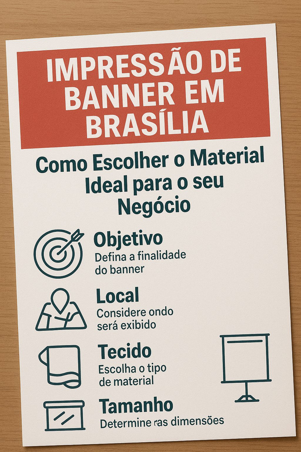 Impressão de Banner em Brasília: Como Escolher o Material Ideal para o seu Negócio
