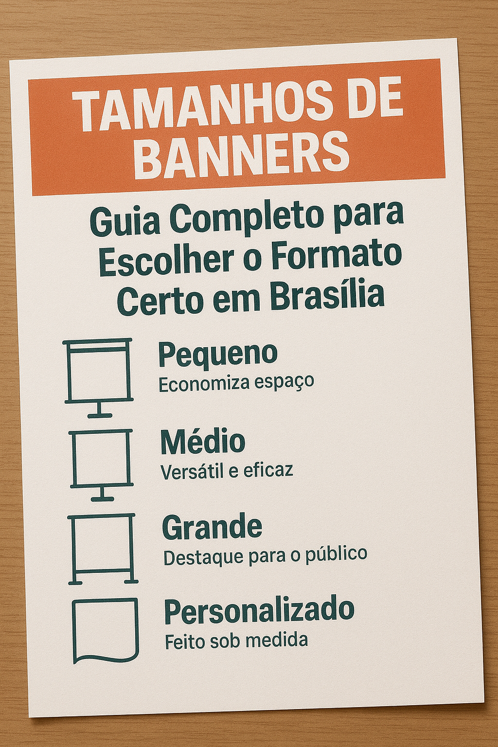 Tamanhos de Banners: Guia Completo para Escolher o Formato Certo em Brasília
