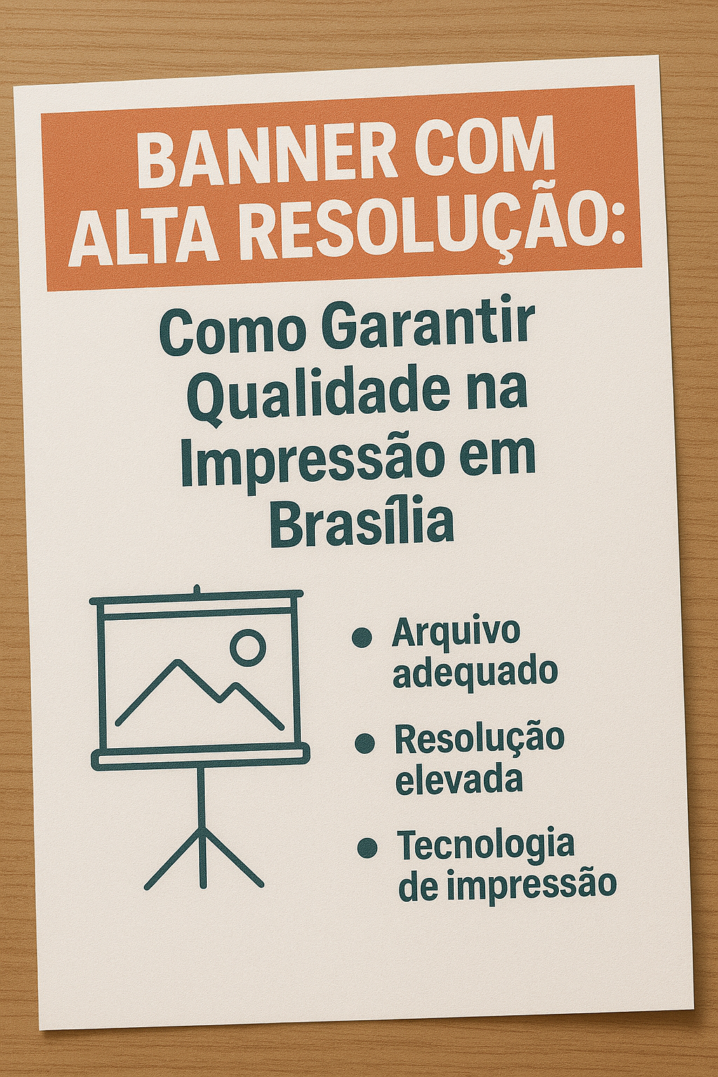 Banner com Alta Resolução: Como Garantir Qualidade na Impressão em Brasília