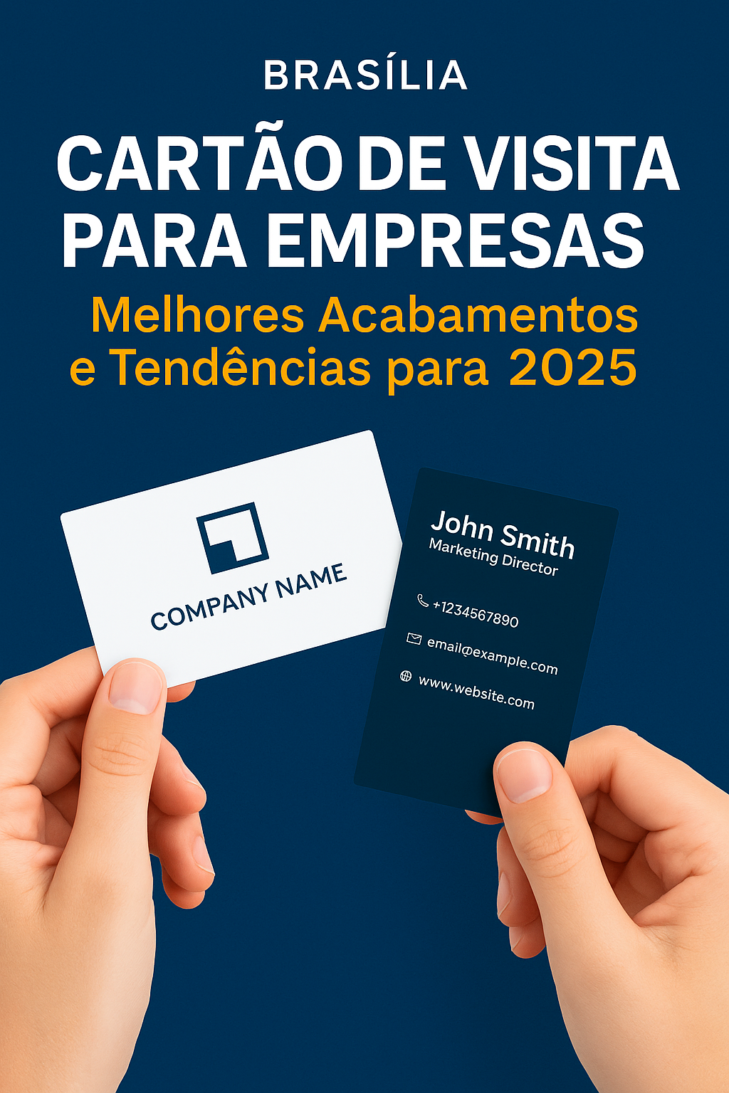 Leia mais sobre o artigo Cartão de Visita para Empresas em Brasília: Melhores Acabamentos e Tendências para 2025