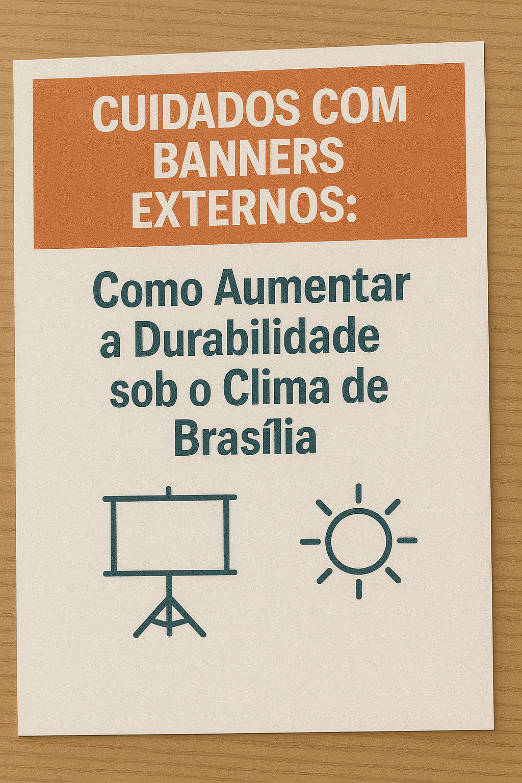 Cuidados com Banners Externos: Como Aumentar a Durabilidade sob o Clima de Brasília