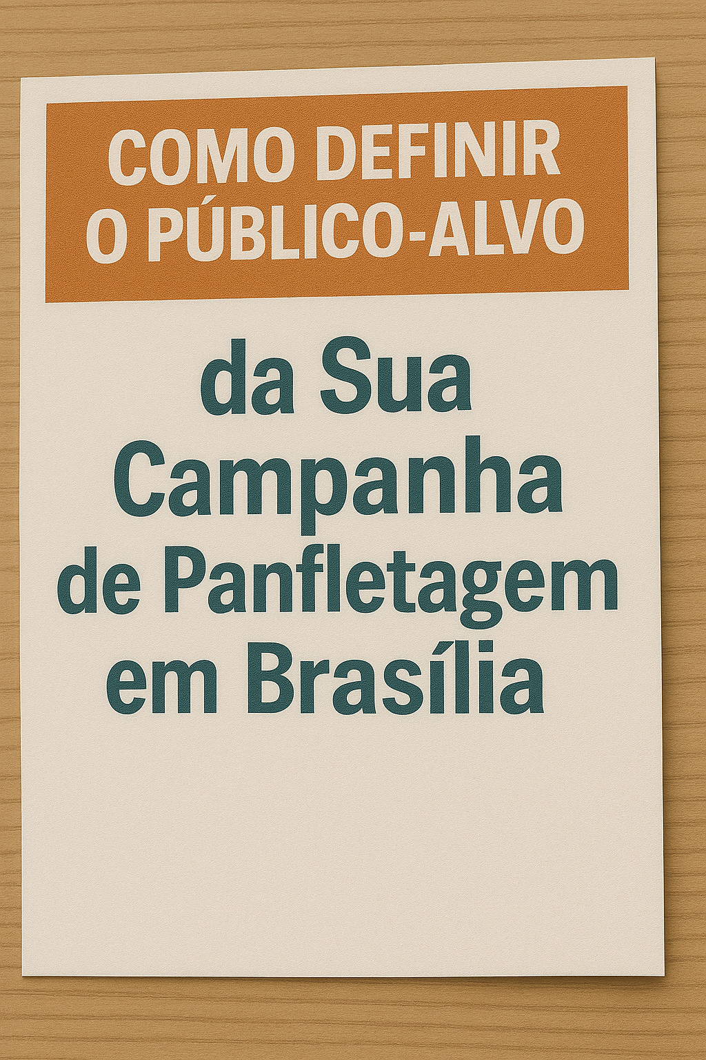 Leia mais sobre o artigo Como Definir o Público-Alvo da Sua Campanha de Panfletagem em Brasília