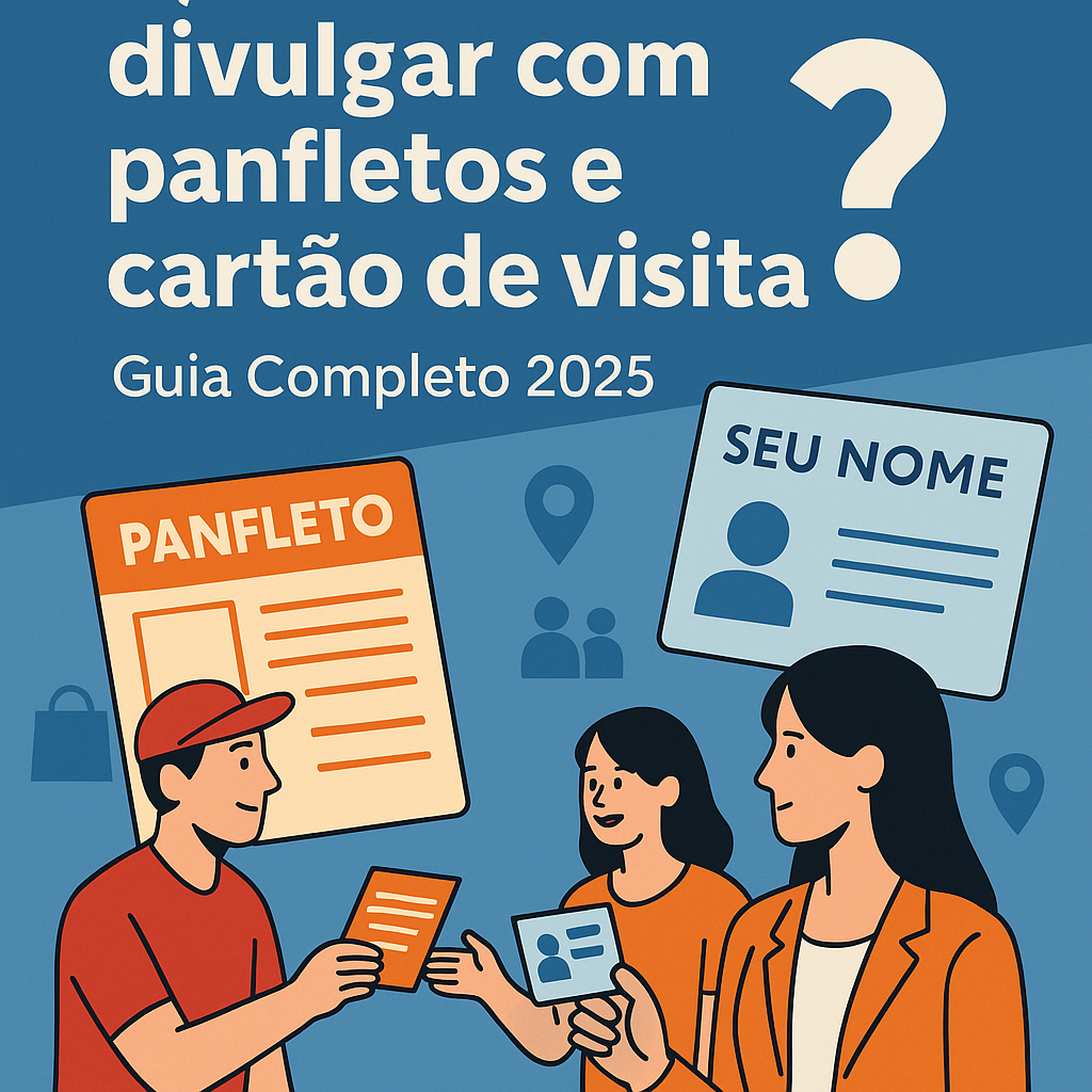 Quando devo divulgar com panfletos e cartão de visita – Guia Completo 2025