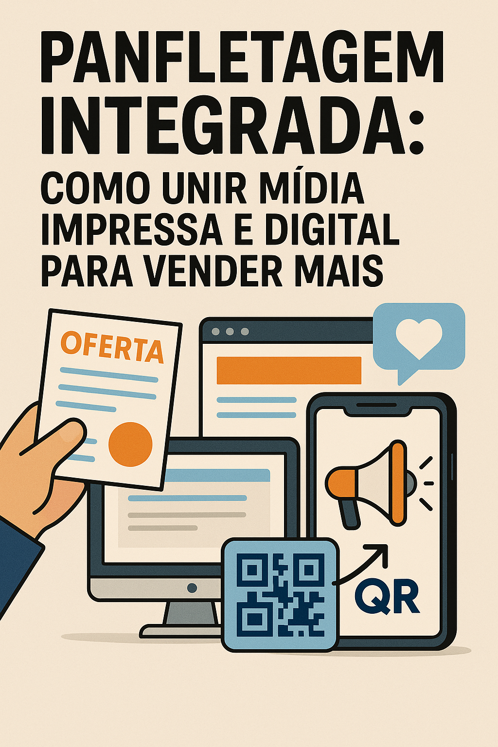 Leia mais sobre o artigo Panfletagem Integrada: Como Unir Mídia Impressa e Digital para Vender Mais