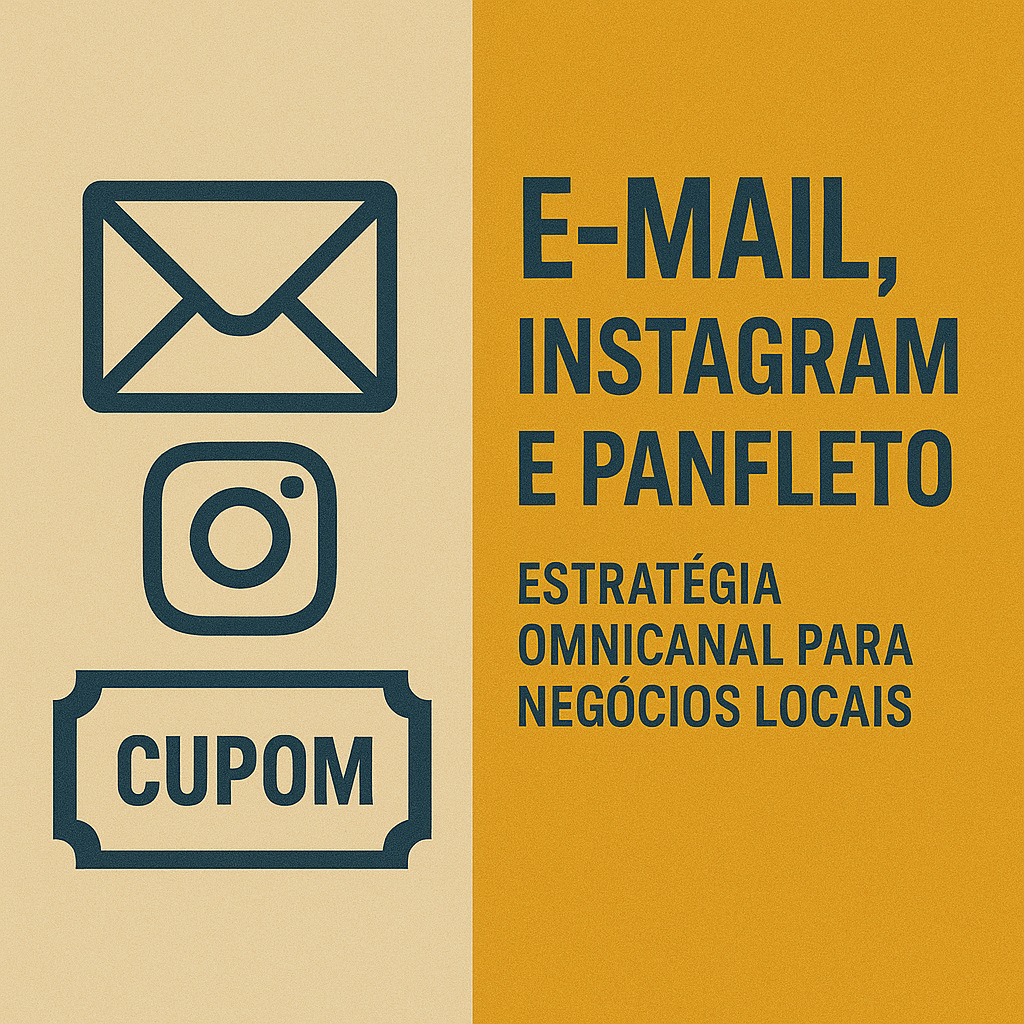Leia mais sobre o artigo E-mail, Instagram e Panfleto: Estratégia Omnicanal para Negócios Locais