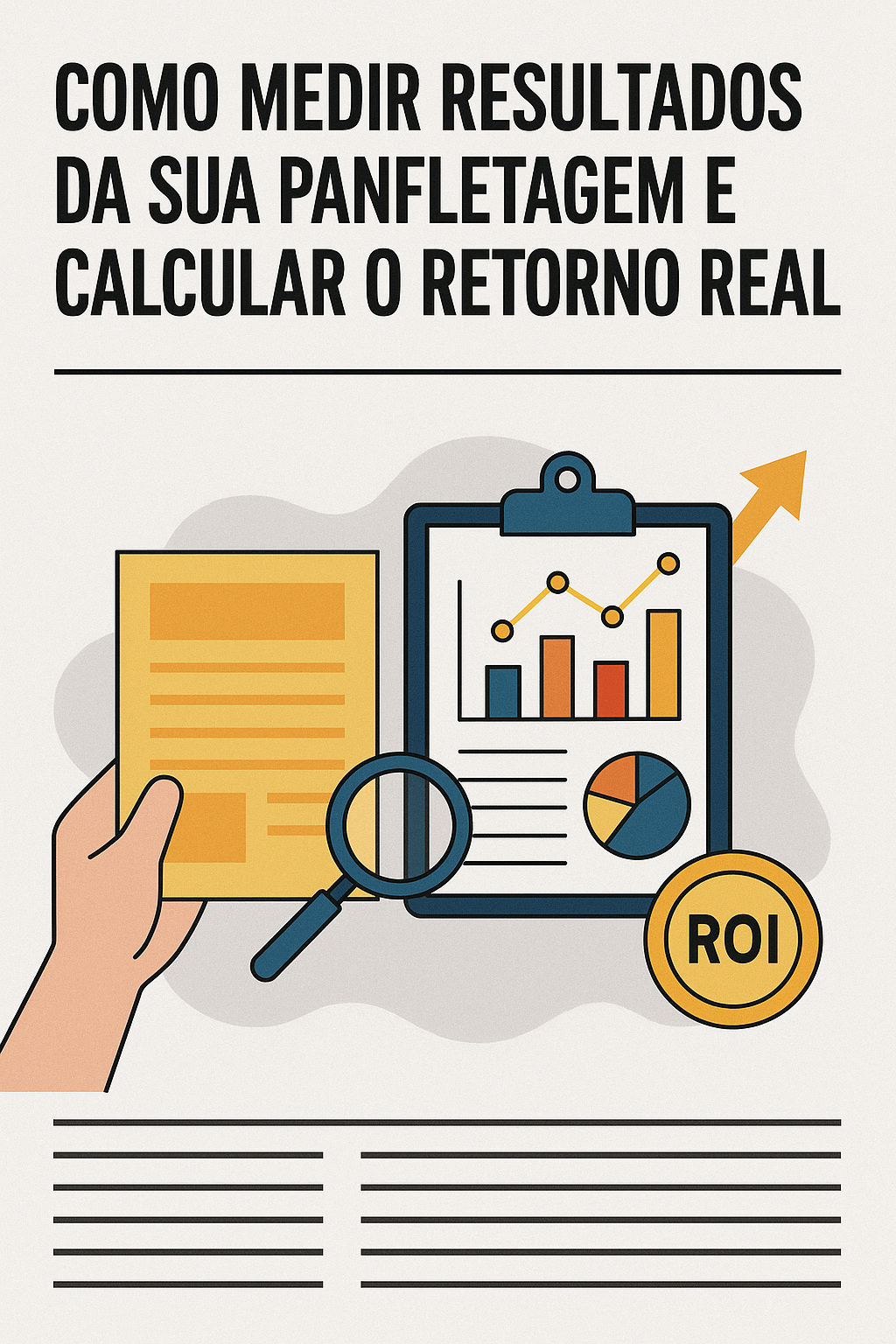 Leia mais sobre o artigo 📰  Como Medir Resultados da Sua Panfletagem e Calcular o Retorno Real