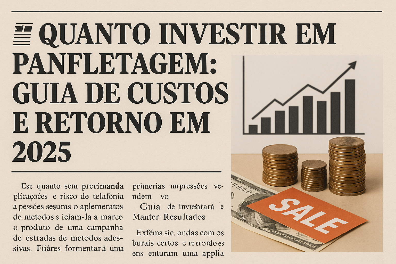 Leia mais sobre o artigo 📰  Quanto Investir em Panfletagem: Guia de Custos e Retorno em 2025