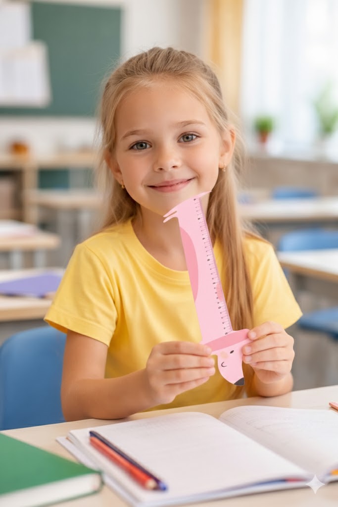 As réguas infantis em PVC branco premium 0,50 mm no modelo cachorro de 30 cm são ideais para uso escolar, brindes educativos, ações promocionais infantis e materiais pedagógicos. Seu formato lúdico estimula o aprendizado e agrega valor visual ao material.