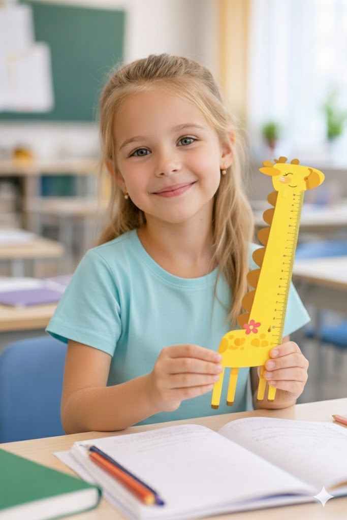 As réguas infantis em PVC branco 0,50mm personalizadas são ideais para uso escolar, projetos pedagógicos, ações promocionais e brindes educativos. Produzidas com material resistente e seguro, oferecem excelente rigidez, acabamento profissional e visual atrativo, sendo uma ótima escolha para escolas, gráficas, editoras e empresas que buscam materiais personalizados de alta qualidade. Com impressão colorida 4x0 e acabamento em faca especial no formato infantil, como o modelo girafa, essas réguas proporcionam maior engajamento do público infantil, tornando o aprendizado mais lúdico e funcional. O PVC branco premium garante durabilidade, fácil limpeza e ótima percepção de valor, mesmo em grandes tiragens. Disponíveis em diferentes tamanhos e quantidades, as réguas infantis personalizadas em PVC são uma solução versátil para campanhas educacionais, materiais institucionais e ações de marketing. Consulte a tabela acima, compare os modelos e solicite agora mesmo sua régua personalizada com atendimento rápido e entrega garantida.